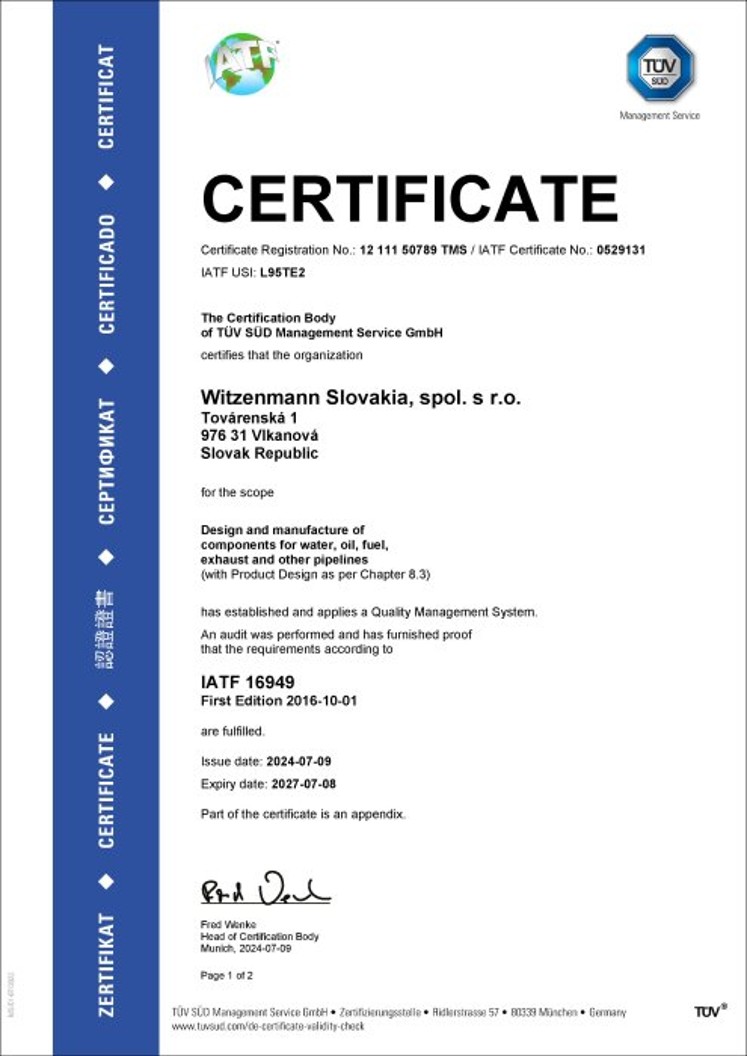 IATF 16949 Certificate Witzenmann Slovakia _preview